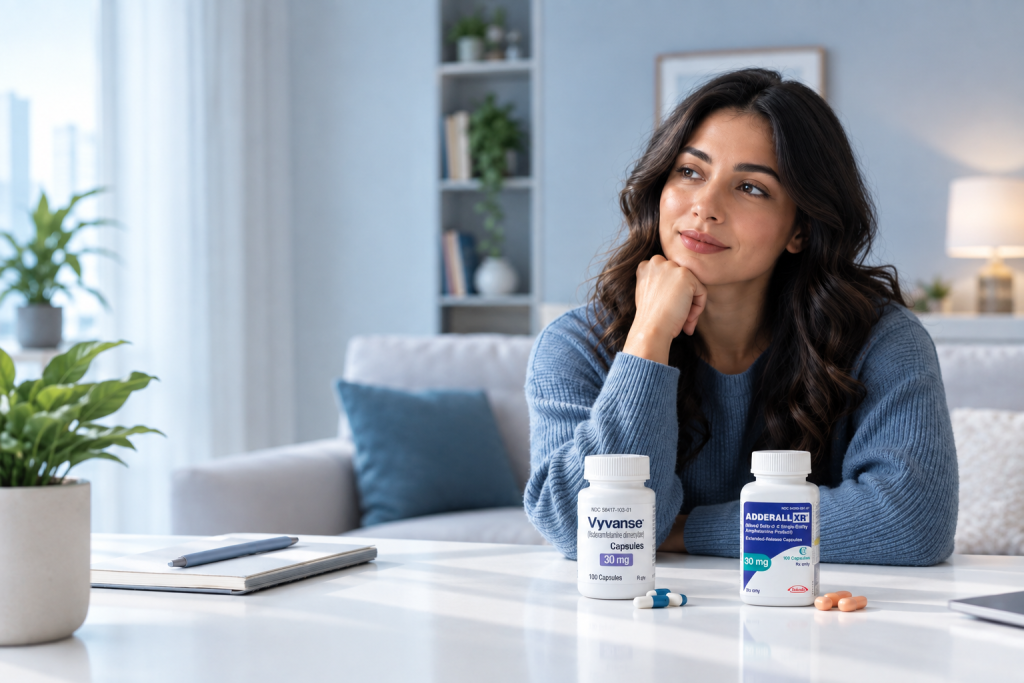 Vyvanse vs Adderall for adults